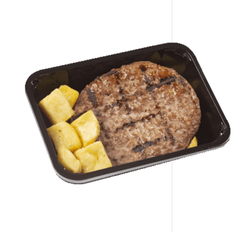 Hamburger di manzo con patate
